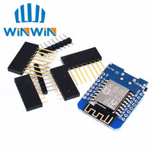 Load image into Gallery viewer, ESP8266 ESP-12 ESP-12F CH340G CH340 V2 USB WeMos D1 Mini WIFI Development Board D1 Mini NodeMCU Lua IOT Board 3.3V With Pins